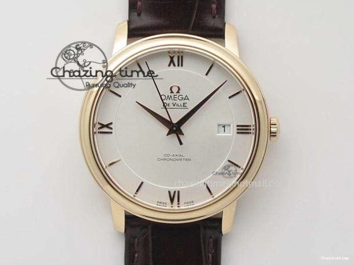 0202 2017 Aqua Terra SS RG XF Best Edition White Textured Dial On Black Leather Strap A Functional 8157